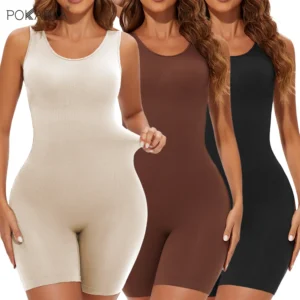 Sexy Bodysuits Full Coverage Shapewear Thigh Slim